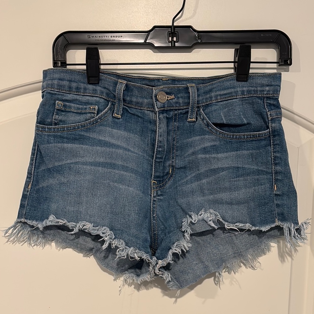 Flying Monkey Blue Jean Shorts Distressed